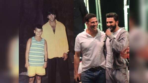 Ranveer Singh’s fanboy moment with his idol Akshay Kumar
