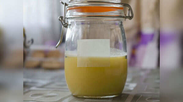 Jarred, airtight ghee storage