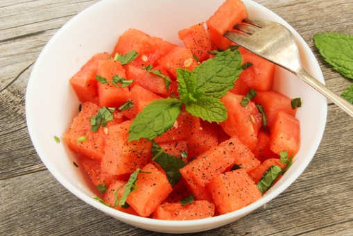 Melon Salad with Honey Lime Dressing
