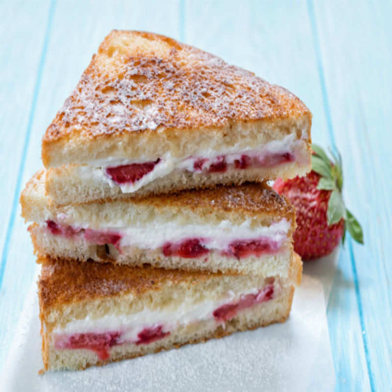 Strawberry and Cream Cheese Sandwich Recipe