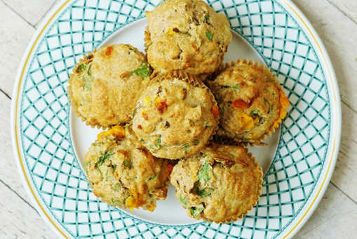 Spinach and Corn Muffins