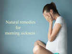 Effective morning sickness remedies!
