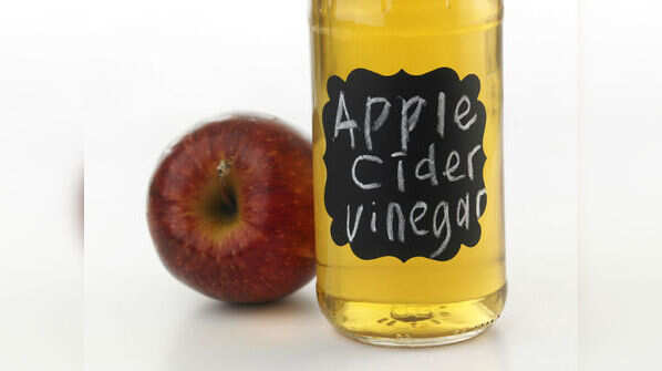 Apple cider vinegar in water