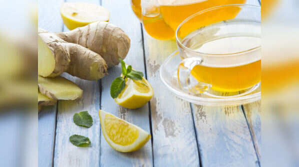 Ginger lemon water