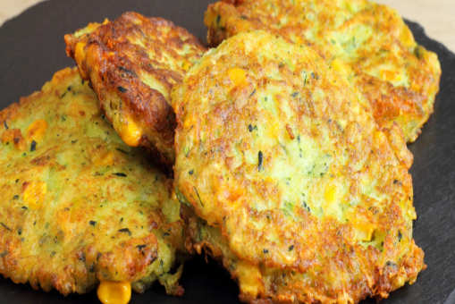 Capsicum and Corn Fritters