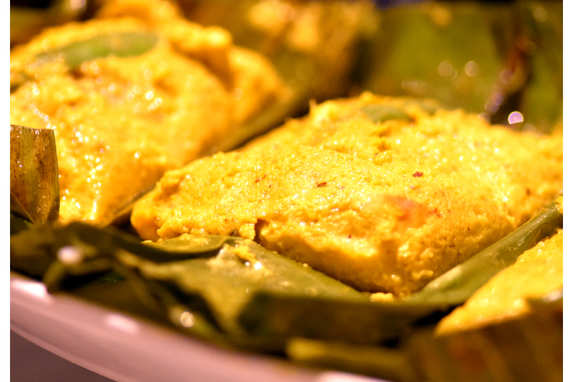 Steamed Fish In Banana Leaves Recipe - NDTV Food