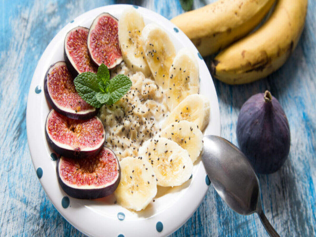 Banana and Fig Porridge Recipe: How to make Banana and Fig Porridge Recipe at Home | Homemade Banana and fig Porridge Recipe - Times Food