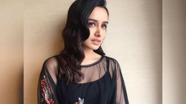 'Haseena Parkar' promotions: Shraddha Kapoor looks fetching black sheer attire