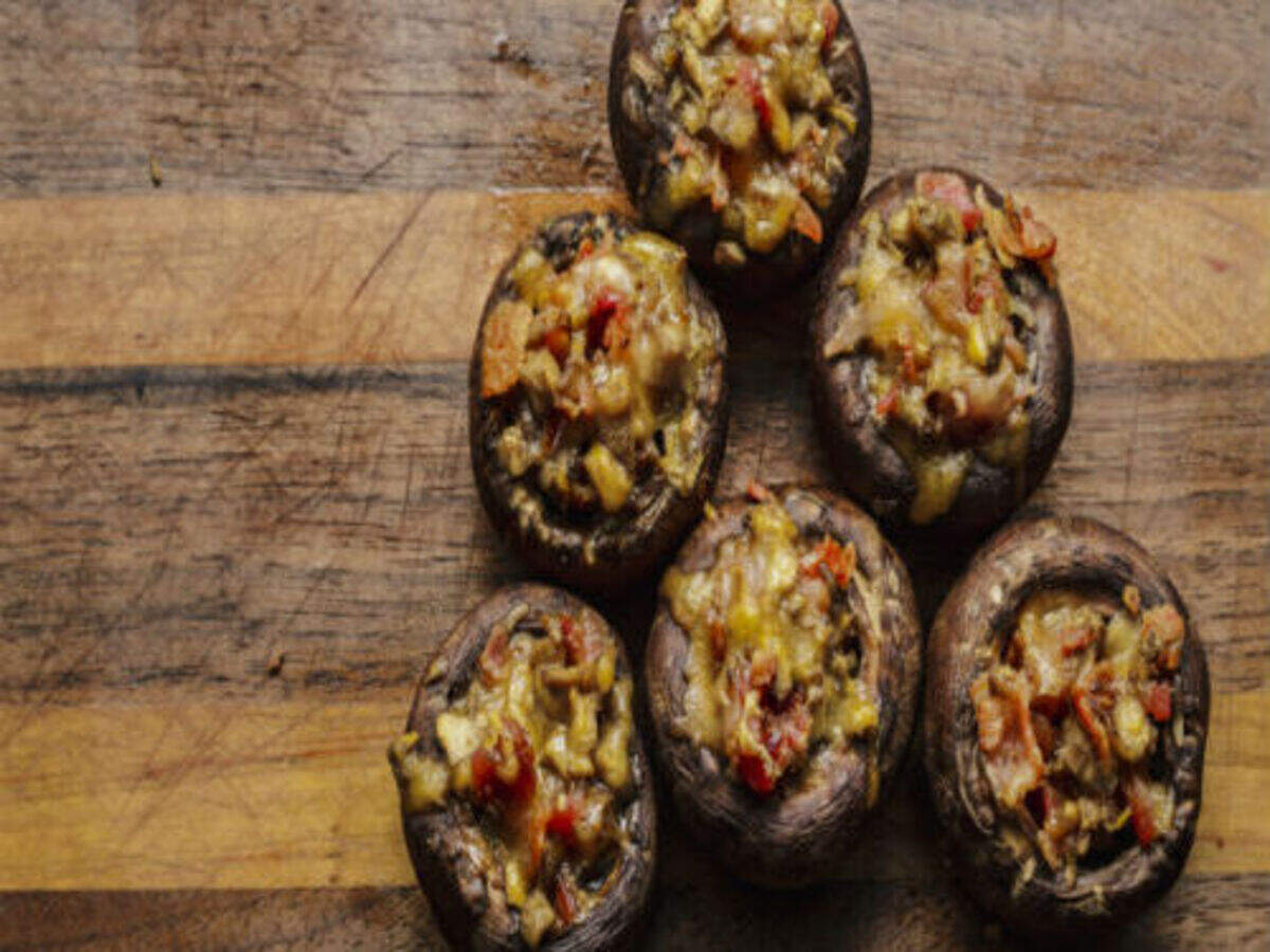 Bacon and Cheese Stuffed Mushrooms Recipe