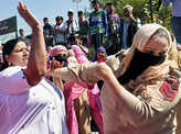 Srinagar: Anganwadi workers strike for higher pay