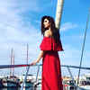 Lady in red