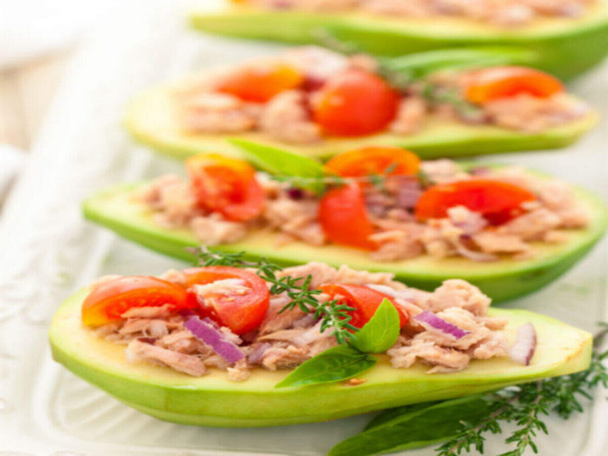 Salad-Stuffed Avocados Recipe