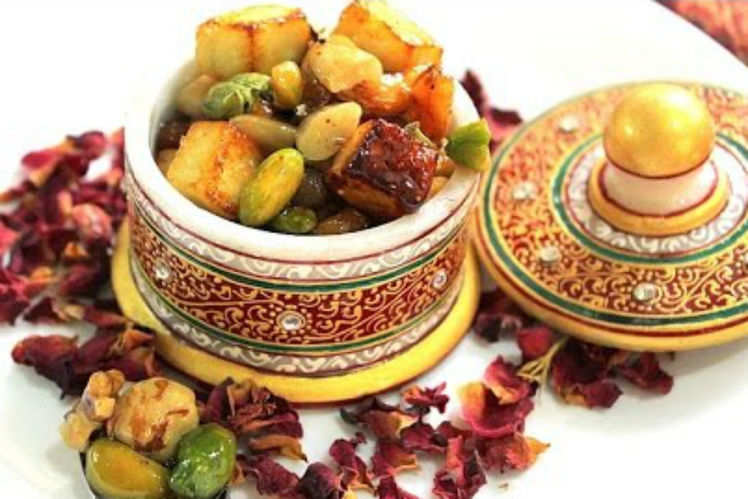 Diwali special sweets—dessert platters from different Indian states