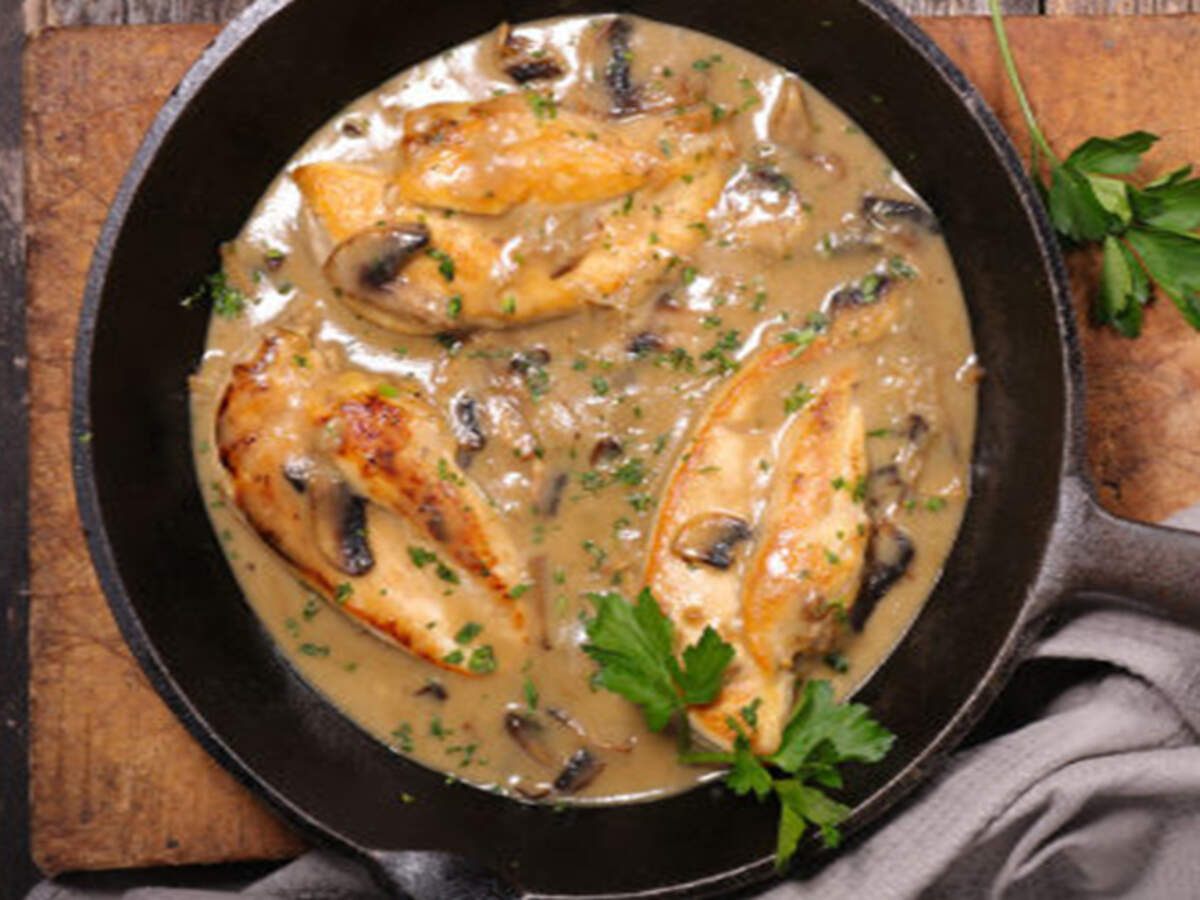 Chicken Breast with Mustard Cream Sauce Recipe