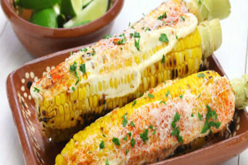 Mexican-Style Grilled Street Corns