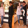 Pic: Nita Ambani visits Gauri Khan's store and poses with Shah Rukh Khan and AbRam