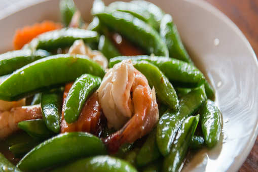 Shrimp with Snow Peas