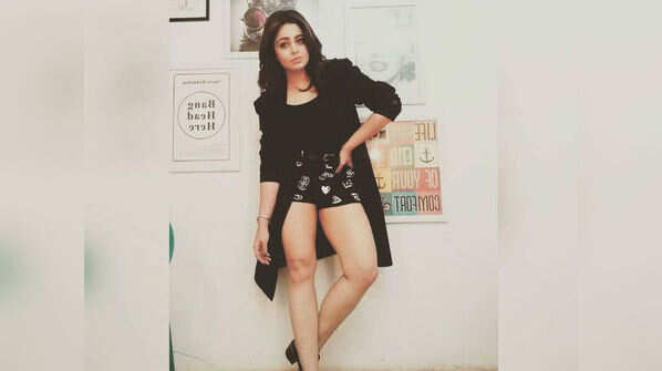 Neha strikes a pose