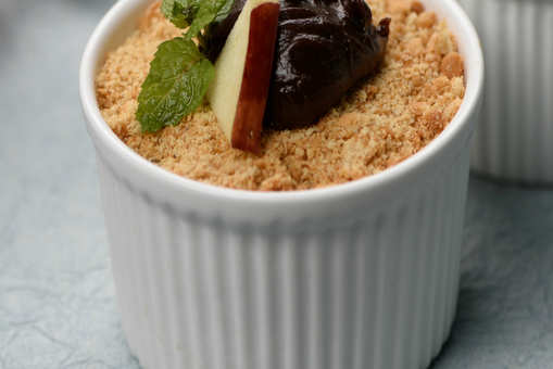 Chocolate and Apple Crumble