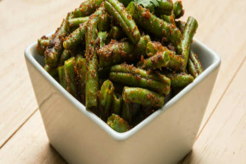Green Beans with Salsa