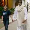 Pic: Navya Naveli Nanda bonds with her grandfather Amitabh Bachchan