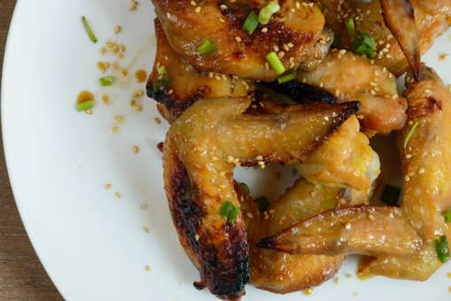 Miso Glazed Chicken Wings