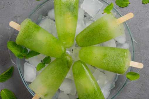 Cucumber Mint Popsicles