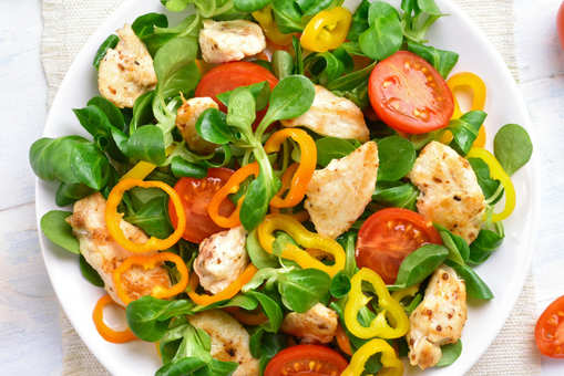 Chicken Salad with Spring Onions and Sun-dried Tomatoes