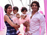Karanvir and Teejay celebrate their twin daughters first birthday