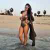 Bikini-clad Shama Sikander is hogging all the attention on a beach in Dubai