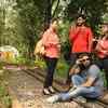 Youngsters wait in vain for their favourite mini train