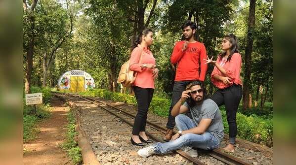Youngsters wait in vain for their favourite mini train