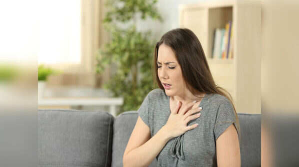 Patting at the back of a choking person