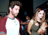 Hrithik Roshan bonds with ex-wife Sussanne Khan at a play