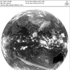 Satellite image shows heavy cloud over Chennai