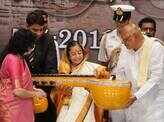 President gets veena