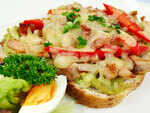 Open Face Chicken Sandwich