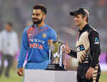 Photos: India vs New Zealand Series 2017, 1st T20, New Delhi: Rohit Sharma and Shikhar Dhawan power team to victory