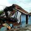 Nine of a family luckily escaped when a two-storey mud house collapsed due to the rain at Vayal Street in Tirunelveli during the early hours of Friday.