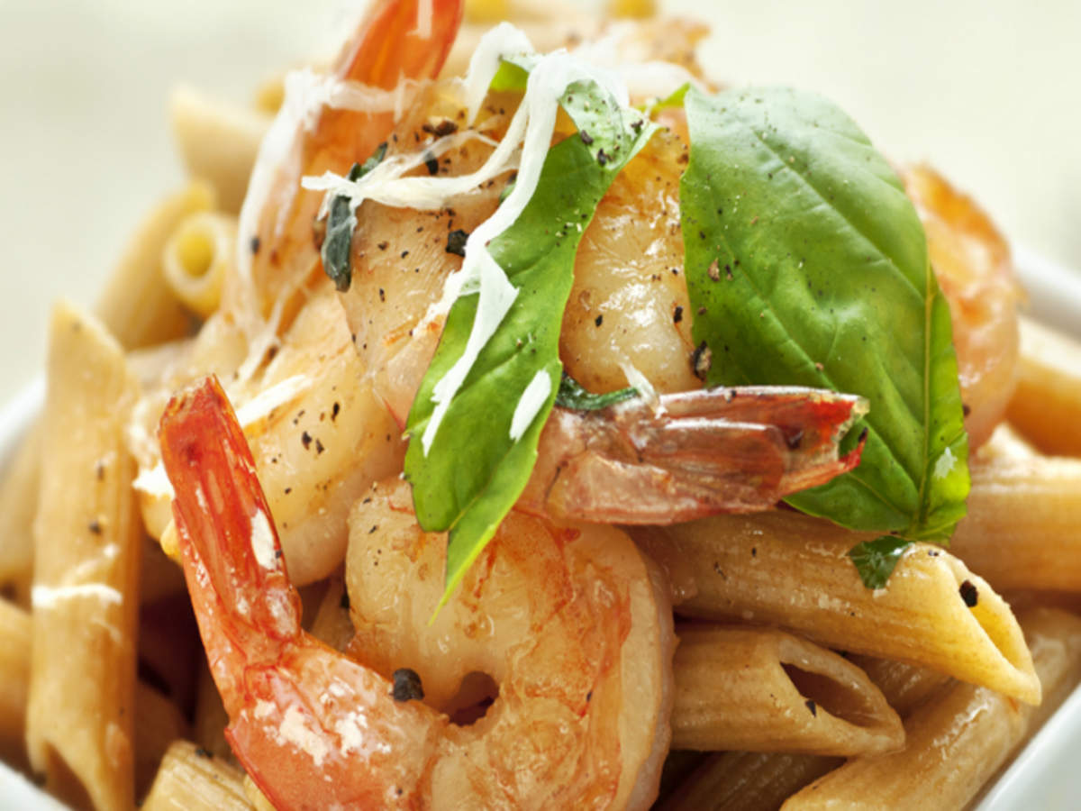 Rich Mozzarella Shrimp Pasta Recipe