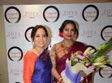 Shabana Azmi unveils Sangeeta Babani's painting exhibition