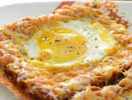 Baked Egg Cheese Toast