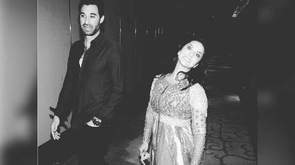 Sunny Leone poses crazily for a goofy picture with hubby Daniel Weber