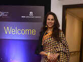 Shobha De attends an art show