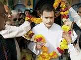 Rahul Gandhi holds roadshow in Gujarat