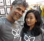 Cupid struck pictures of Milind Soman and lady love Ankita Konwar
