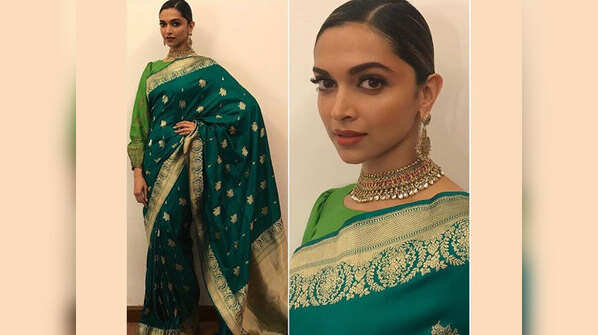 Pic: Deepika Padukone looks gorgeous in green