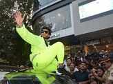 Ranveer Singh at Adidas store launch