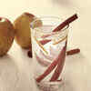 ​They drink hot water