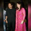 Sachin Tendulkar and wife Anjali attend the post-wedding party of Sagarika Ghatge and Zaheer Khan